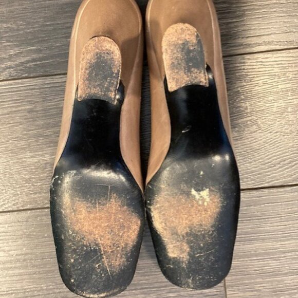 Vintage Davids Handmade Leather Heels made in Greece – ARCHIVAL PIECE - Picture 10 of 12